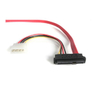 18in SAS 29 Pin-SATA Cable w/LP4 Power