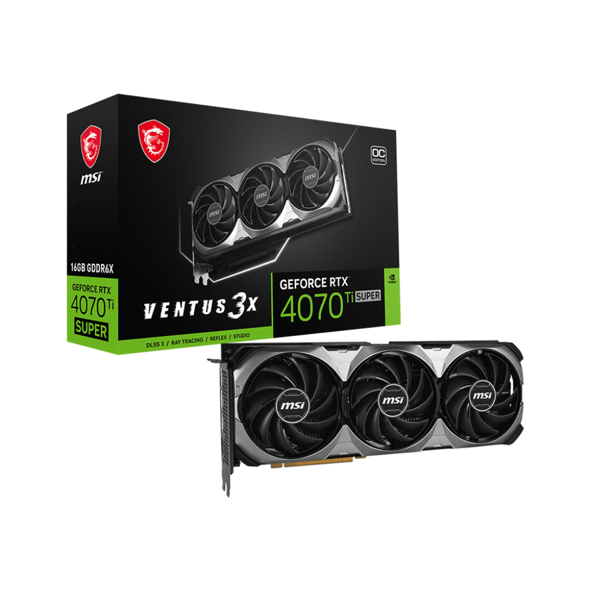 GPU NV 4070Ti Super Ventus 3X OC 16G Fan