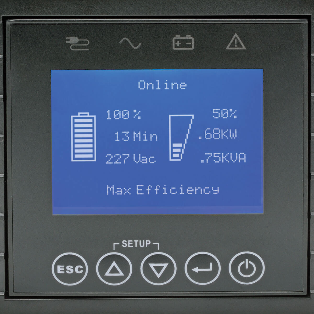 1000VA SMART ONLINE UPS 208/230V LCD 2U