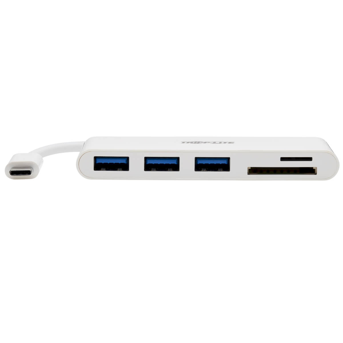 3-PORT USB-C TO USB-A HUB SD/MCC READER