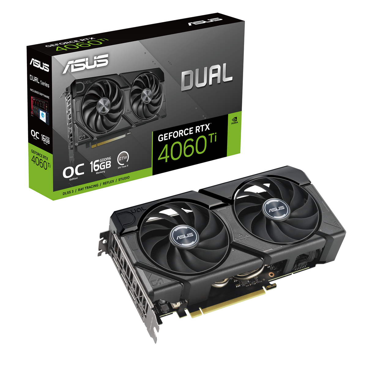 GPU NV 4060 Ti DUAL OC 16G EVO Fan
