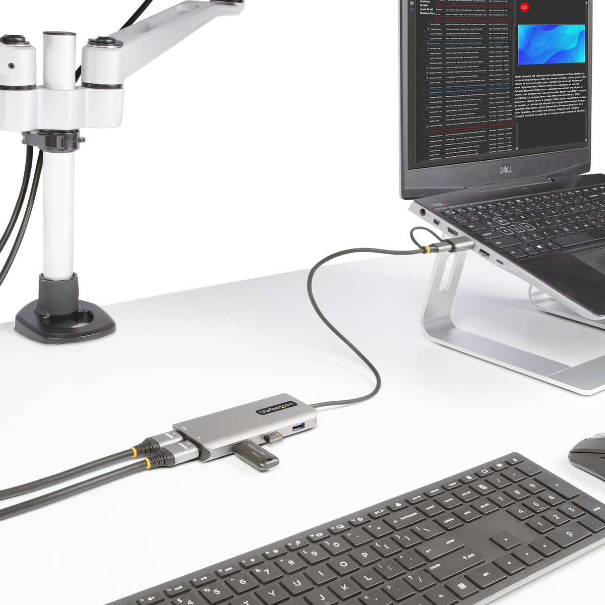 USB-C/USB-A Multiport Adapter Dual HDMI