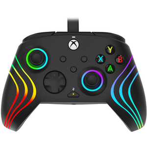 PDP, AFTERGLOW WAVE BLACK XBOX CONTROLLER