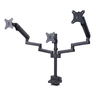 Triple Monitor Desk Mount, 27in Screen