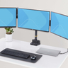 Triple Monitor Desk Mount, 27in Screen