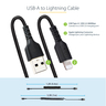 1m/3ft USB To Lightning Cable Coiled