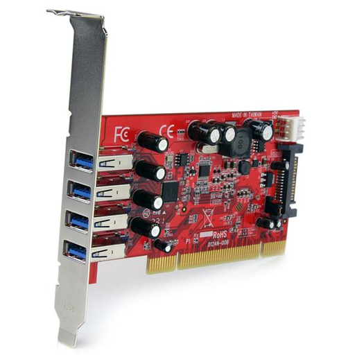 4Port PCI SuperSpeed USB3.0 Adapter Card