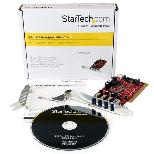 4Port PCI SuperSpeed USB3.0 Adapter Card