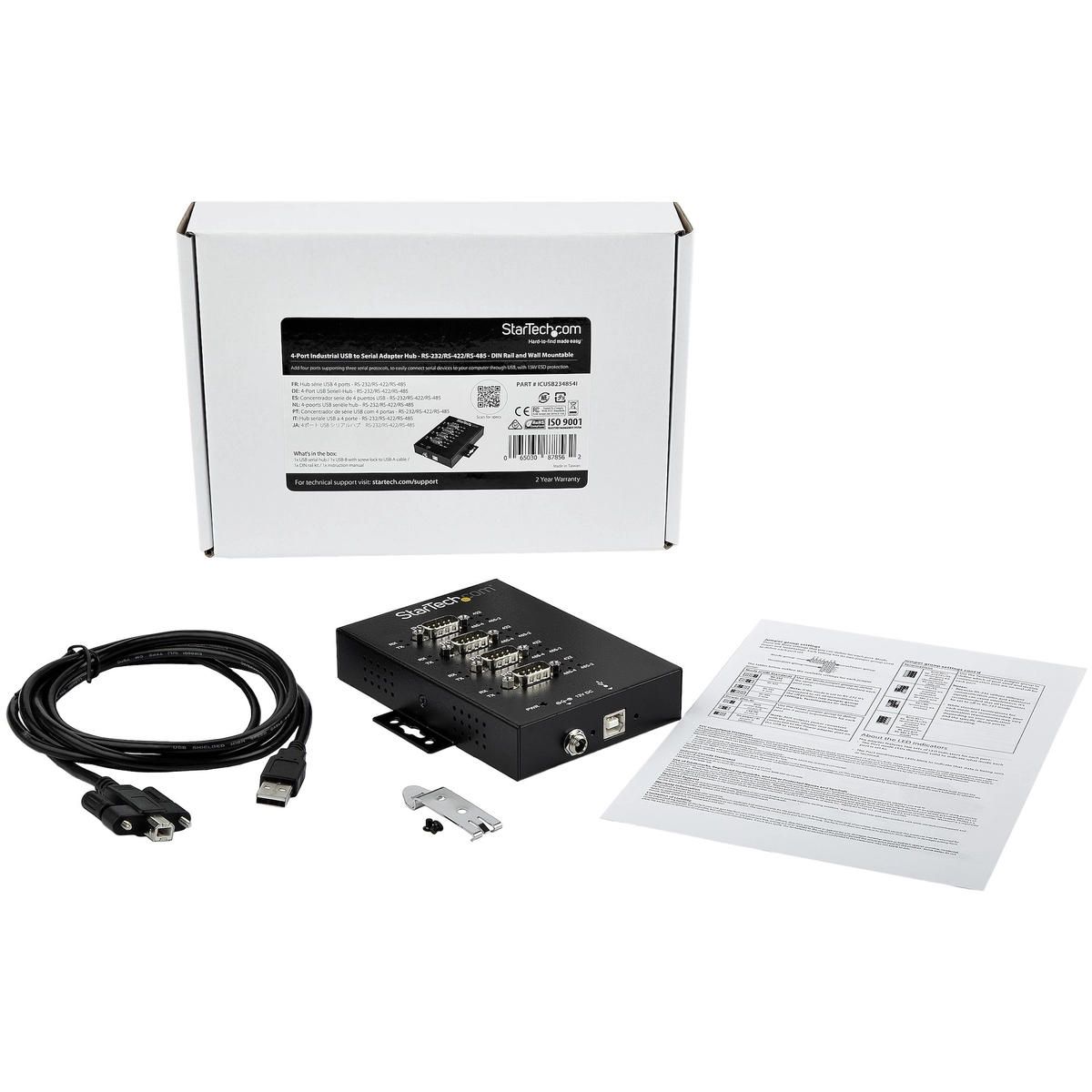 Serial Adapter USB RS-232/422/485 4-Port