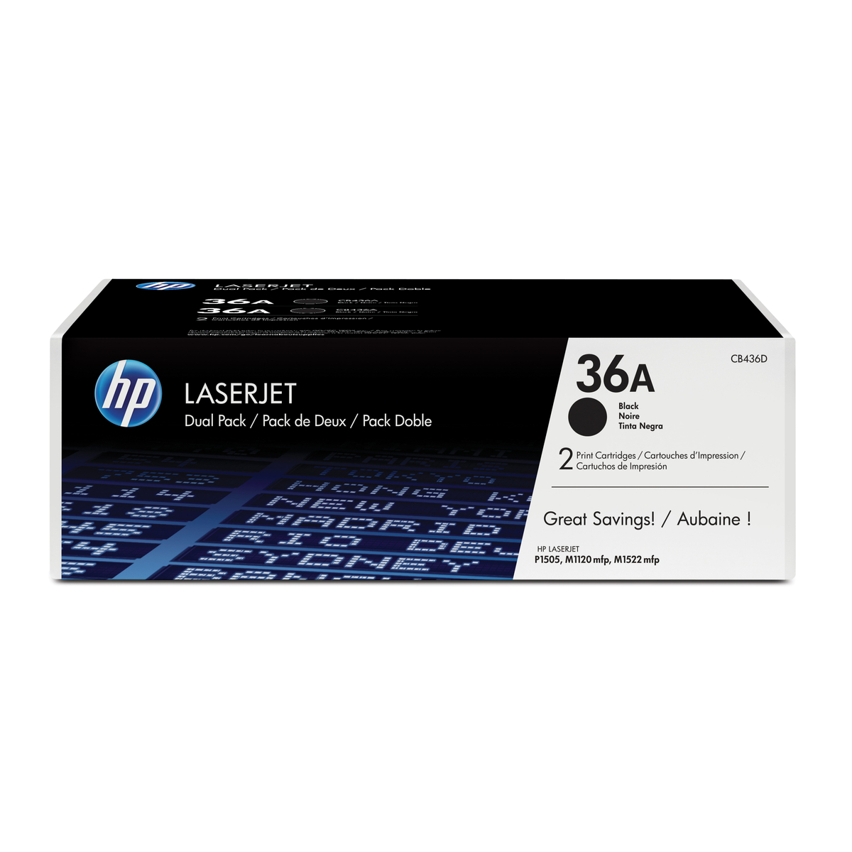 Hp Lj P1505 Black Toner Twin Pack