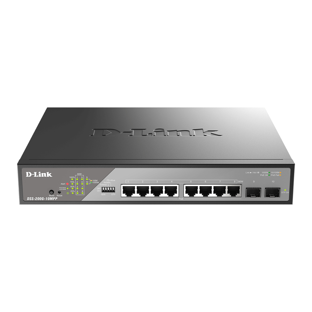 10-Port Gigabit Ethernet PoE++ Switches