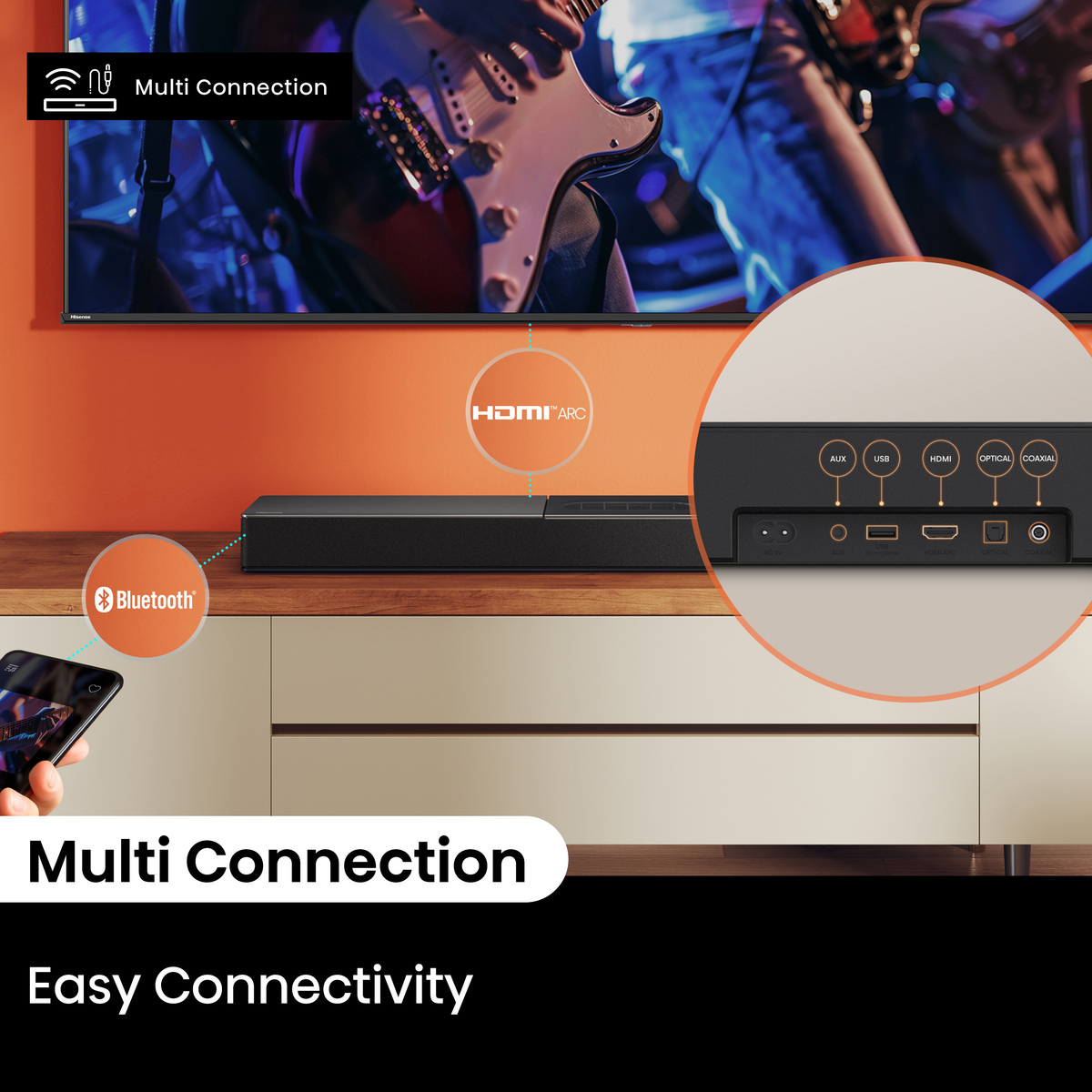 HS2000 2.1 Channel Soundbar