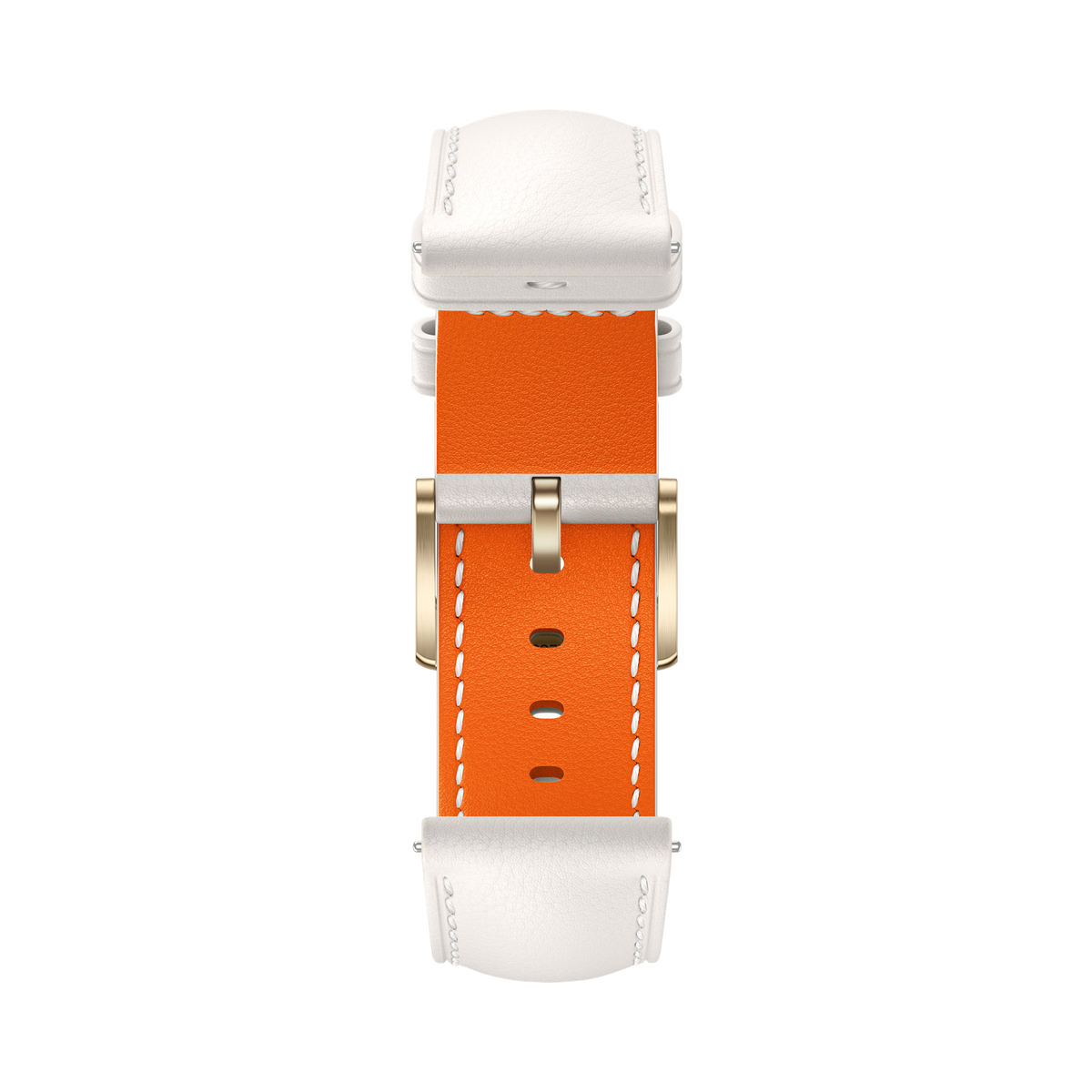 Pearl White Leather Strap 20mm