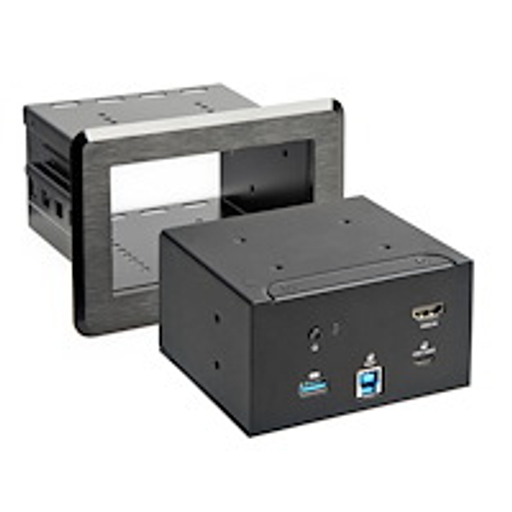 In-Table Conference Room Laptop Dock