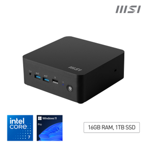 MSI, Cubi NUC 1M 14th Gen i7 150U 16G 1T W11P