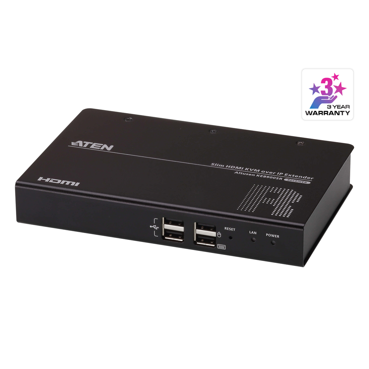 FHD HDMI Slim KVM over IP Receiver