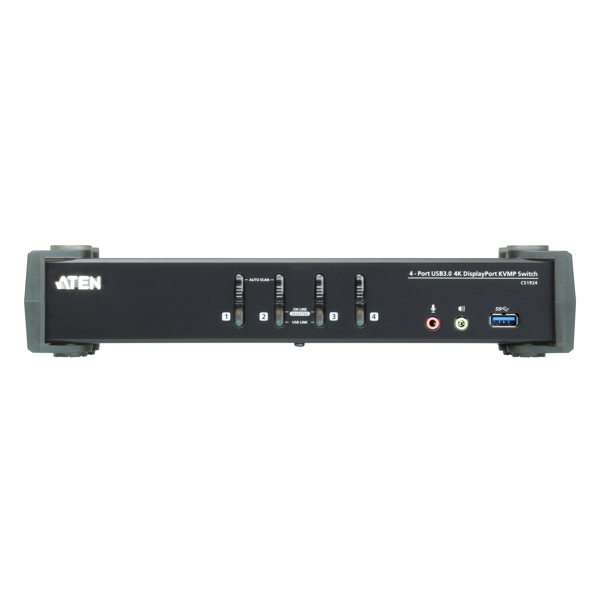 4-Port USB 3.0 True 4K DPort KVMP Switch