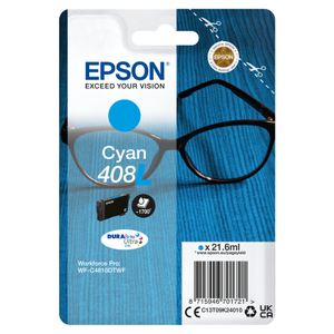 Epson, Singlepack Cyan 408L DURABrite Ultra Ink