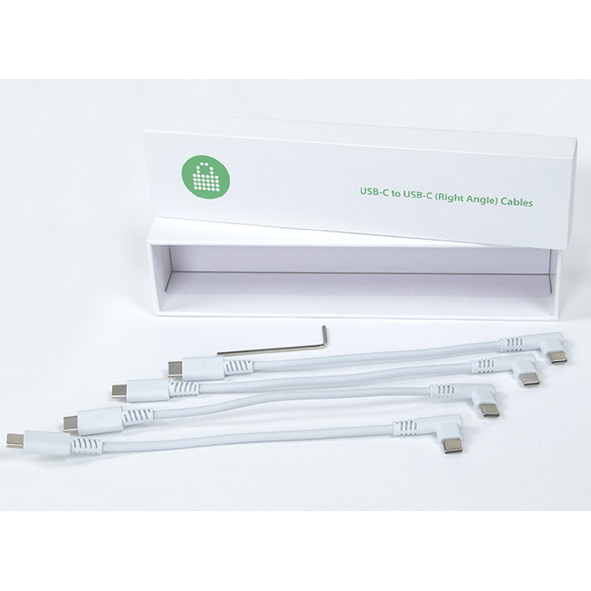 USB-C to USB-C Cable 0.185m Set of 4