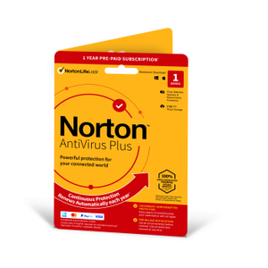 Norton, Antivirus Plus 2GB 1 Device 12MO