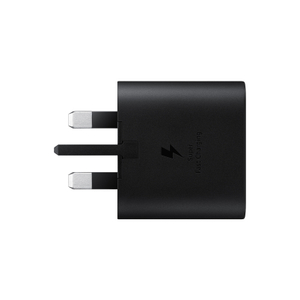 Samsung, 25W UK USB-C Mains Charger - Black