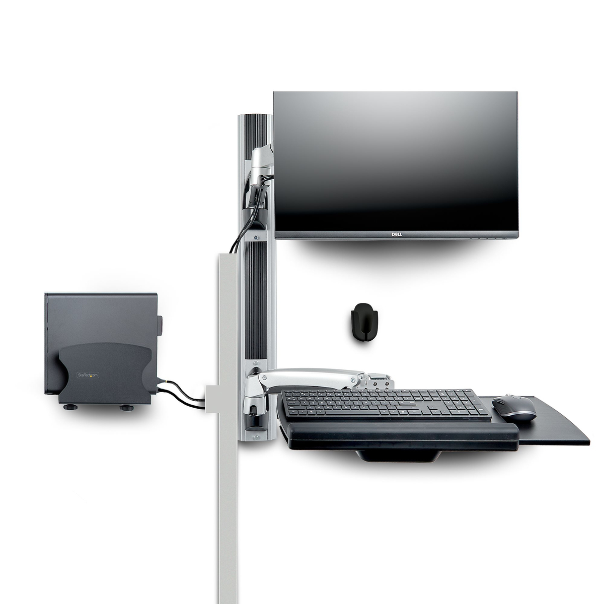 Wall Mount Workstation With PC Bracket