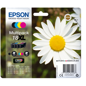 Epson, 18XL Black Colour Ink Multi