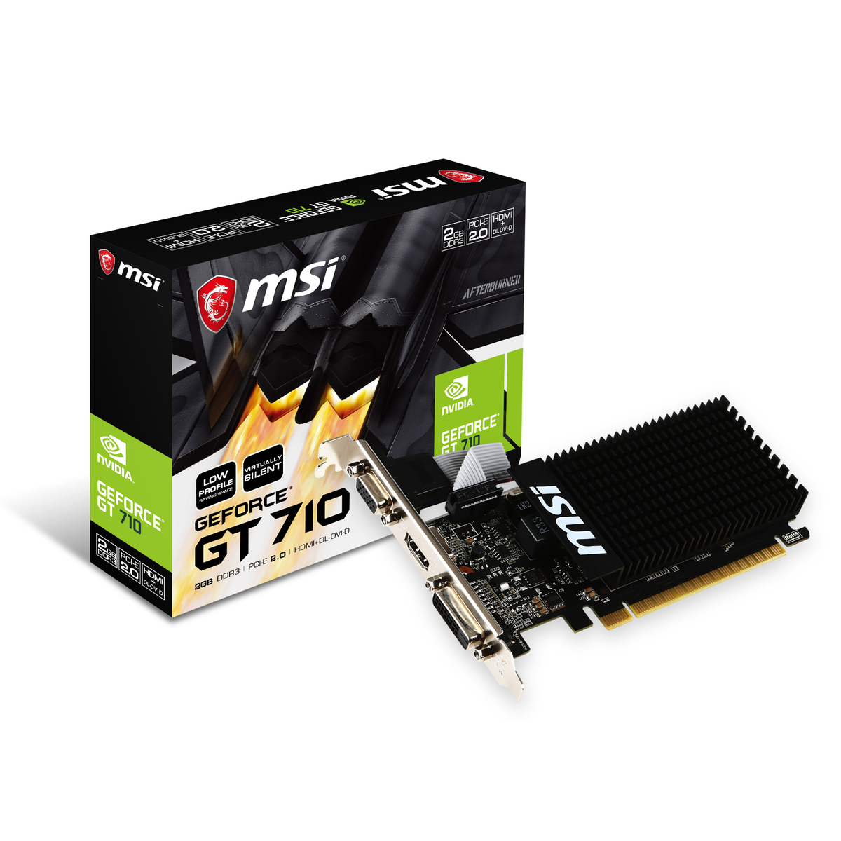 Nvidia GT 710 2GB LP Passive DDR3 PCI-E