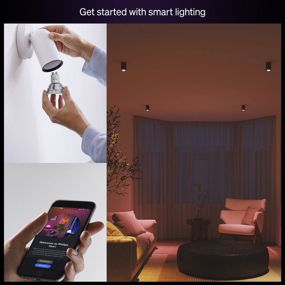 Philips Hue Essential WCA 345 GU10 3kit