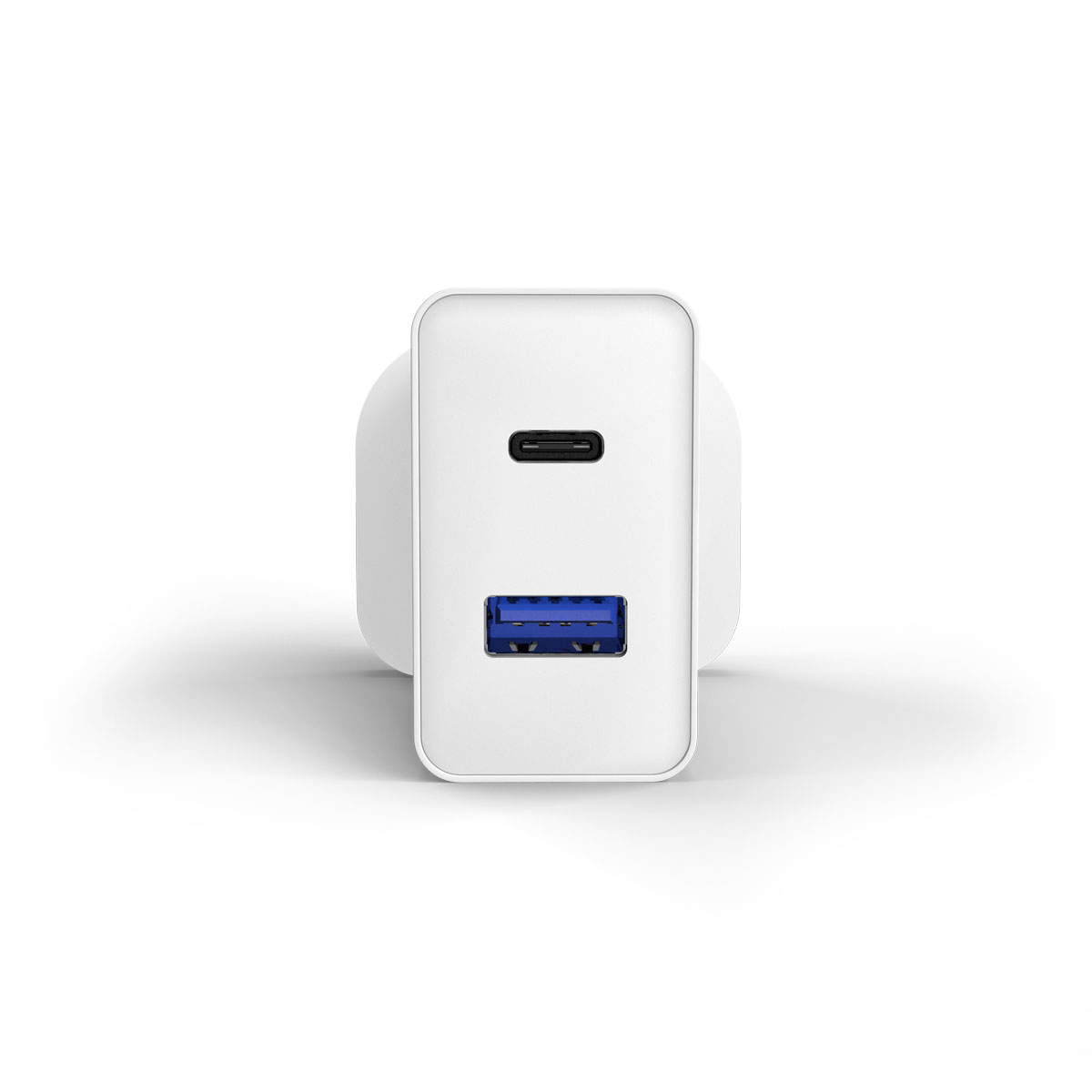 38W Dual Charger UK - White