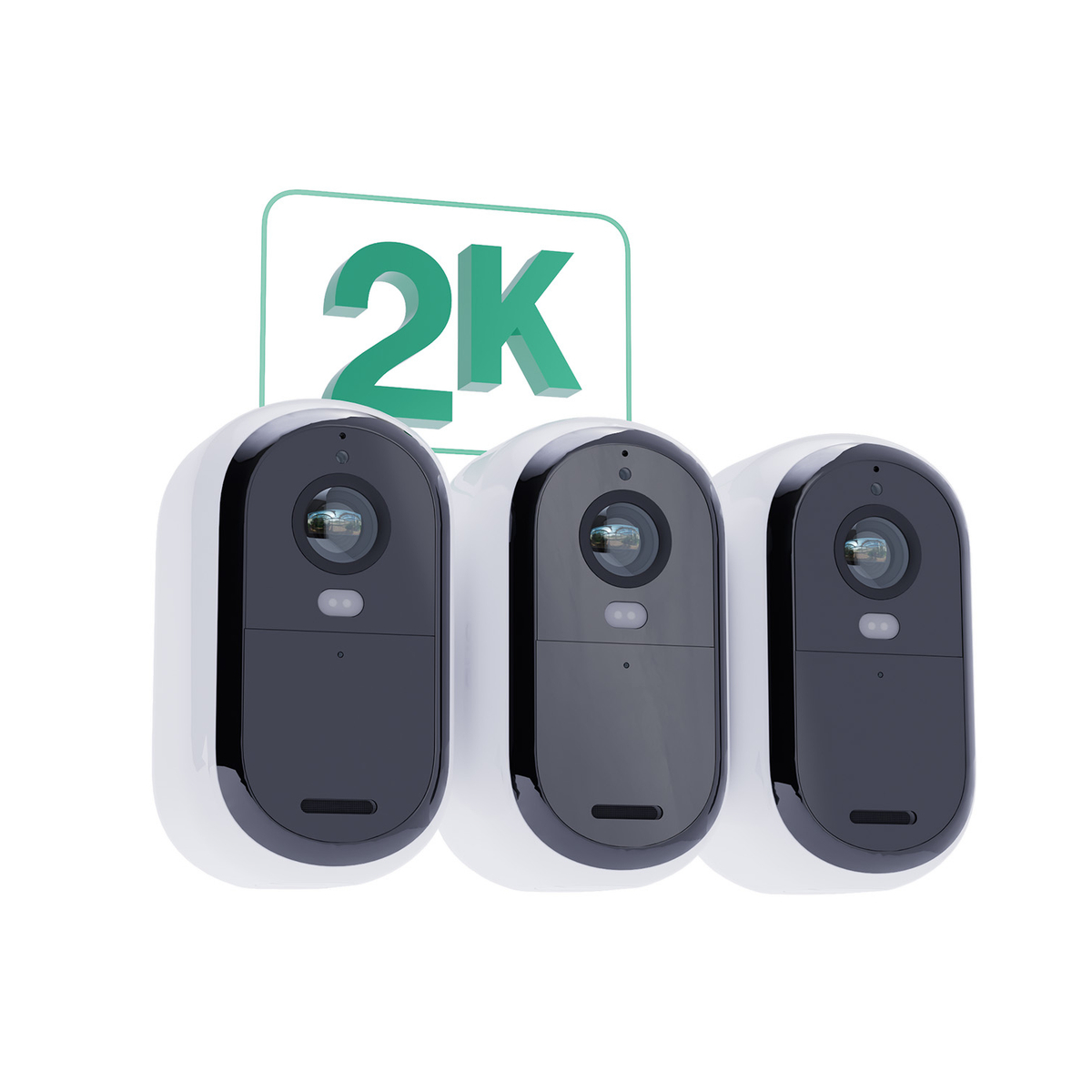 Essential2 2k Outdoor Camera 3-Pack