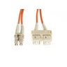 3m LC-SC OM1 Multimode Fibre Optic Duple