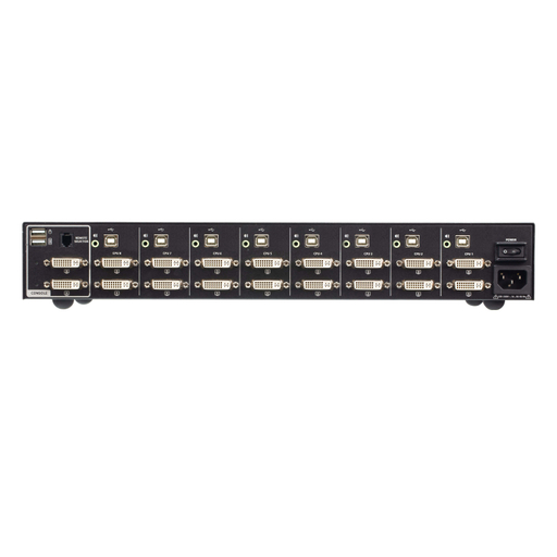 8P USB Dual DVI PP4 Secure KVM