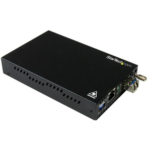 Startech, 1GB Copper/Fiber Media Converter - SM LC