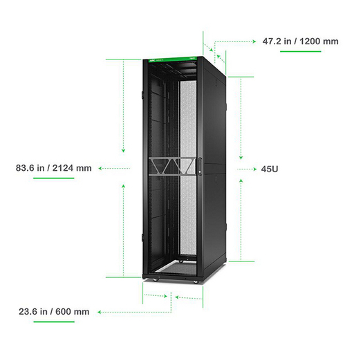 NetShelter SX Gen 2 45U Rack 600 x1200