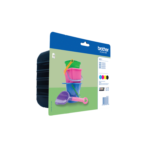 LC221VALBP CMYK MultiPack 260 Pages Ink