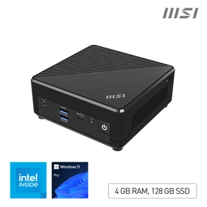 MSI, SFF CUBI N ADL S N100 FS 4GB 128GB W11P