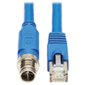 M12 X-Code Cat6a 10G F/UTP Blue 2 m