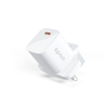 20w Mini USB-C UK Plug - White