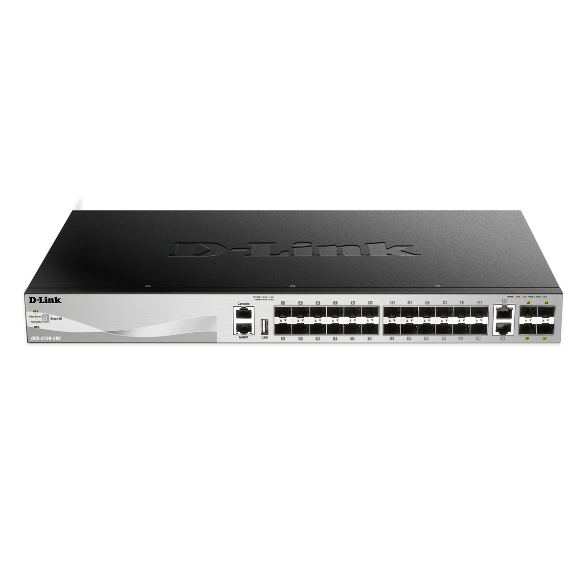 24 SFP ports L3 Stackable Managed Gig Sw