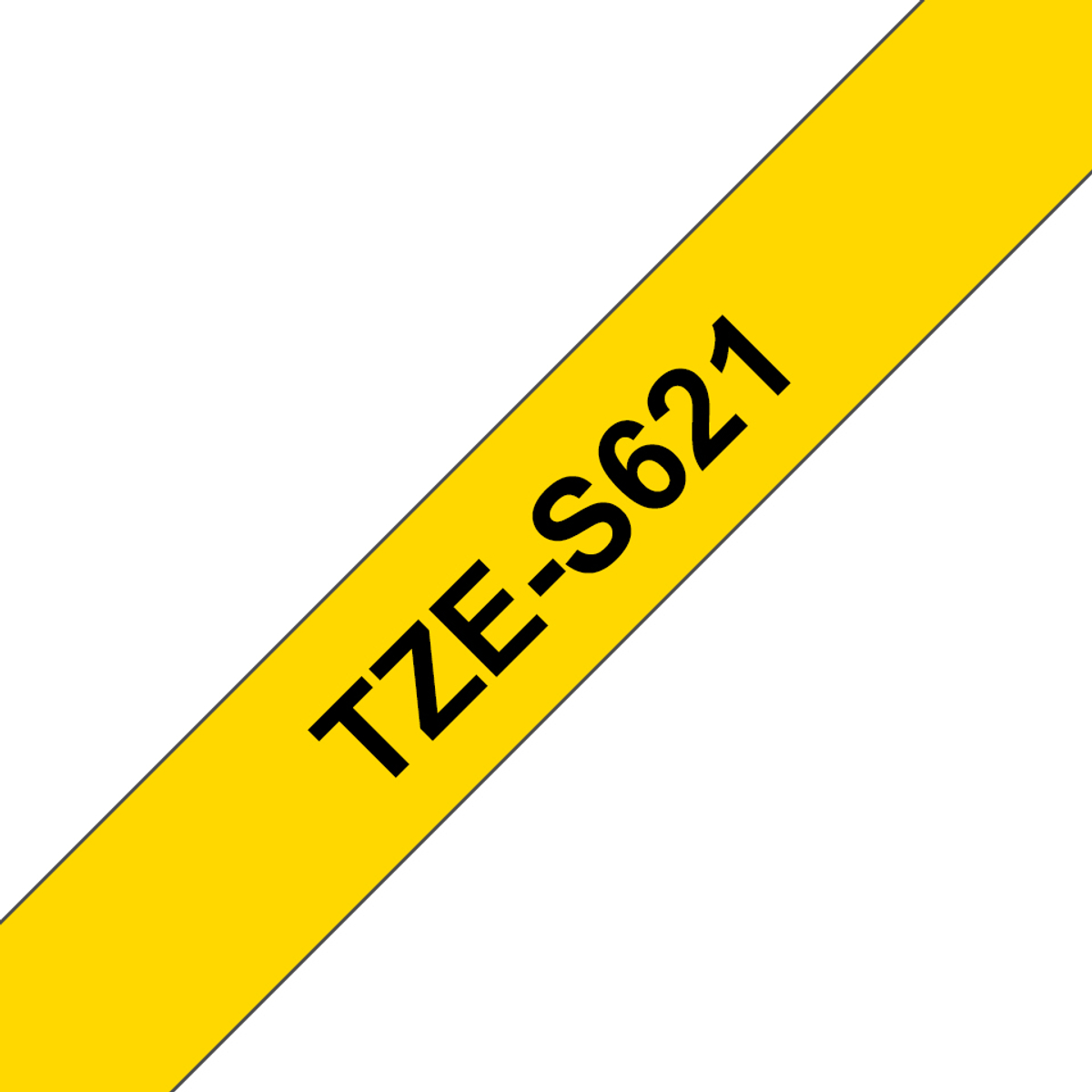 TZES621 9mm Blk On Yw Strong Label Tape