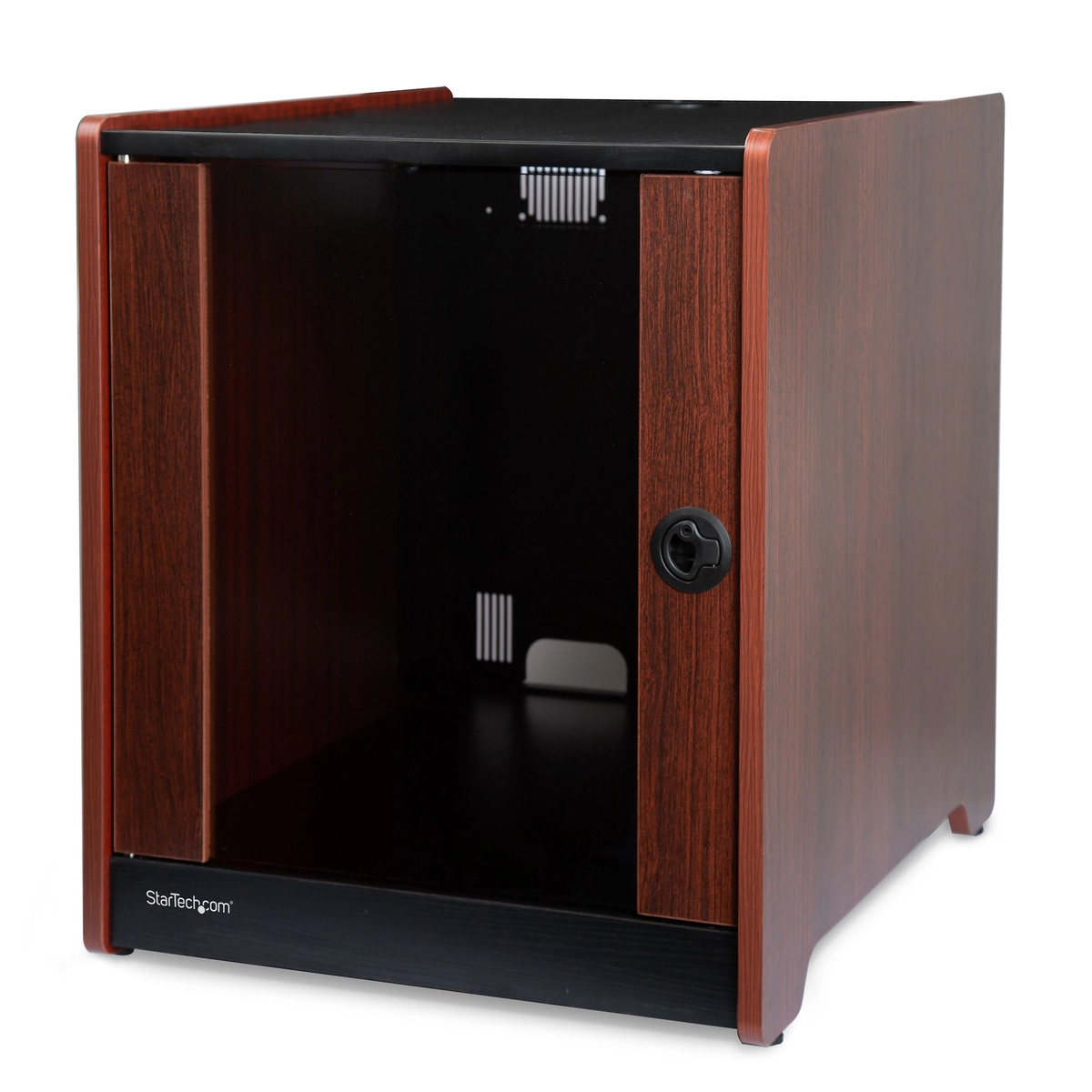 12U Office Server Cabinet w/ Wood Finish