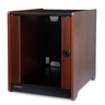 12U Office Server Cabinet w/ Wood Finish