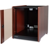 12U Office Server Cabinet w/ Wood Finish