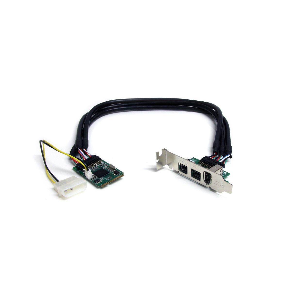 3 Port Mini PCI Expr FireWire Card Adpt