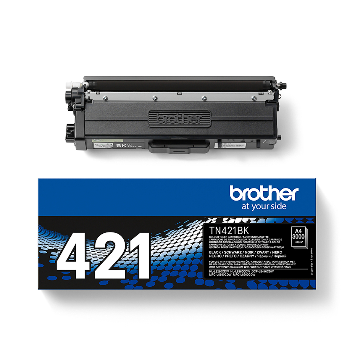 TN421BK Black 3k Pages Toner