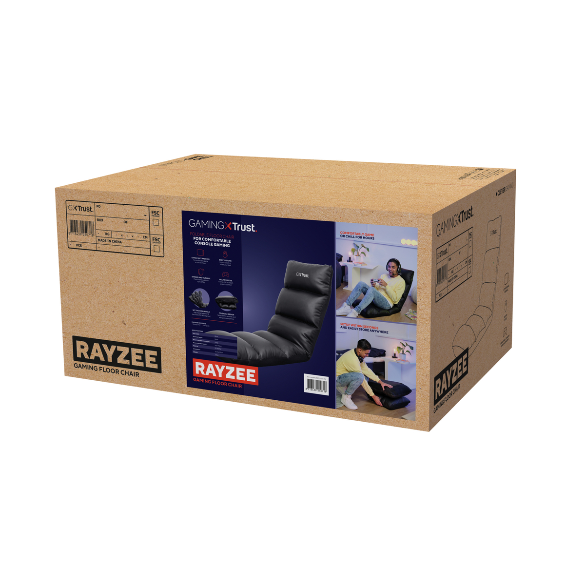 GXT718 RAYZEE GAMING FLOOR CHAIR UK