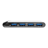 USB C Hub Adapter 4x USB-A & USB-C Black