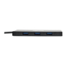 4PT Portable Slim USB 3.0 Hub w/ Cable