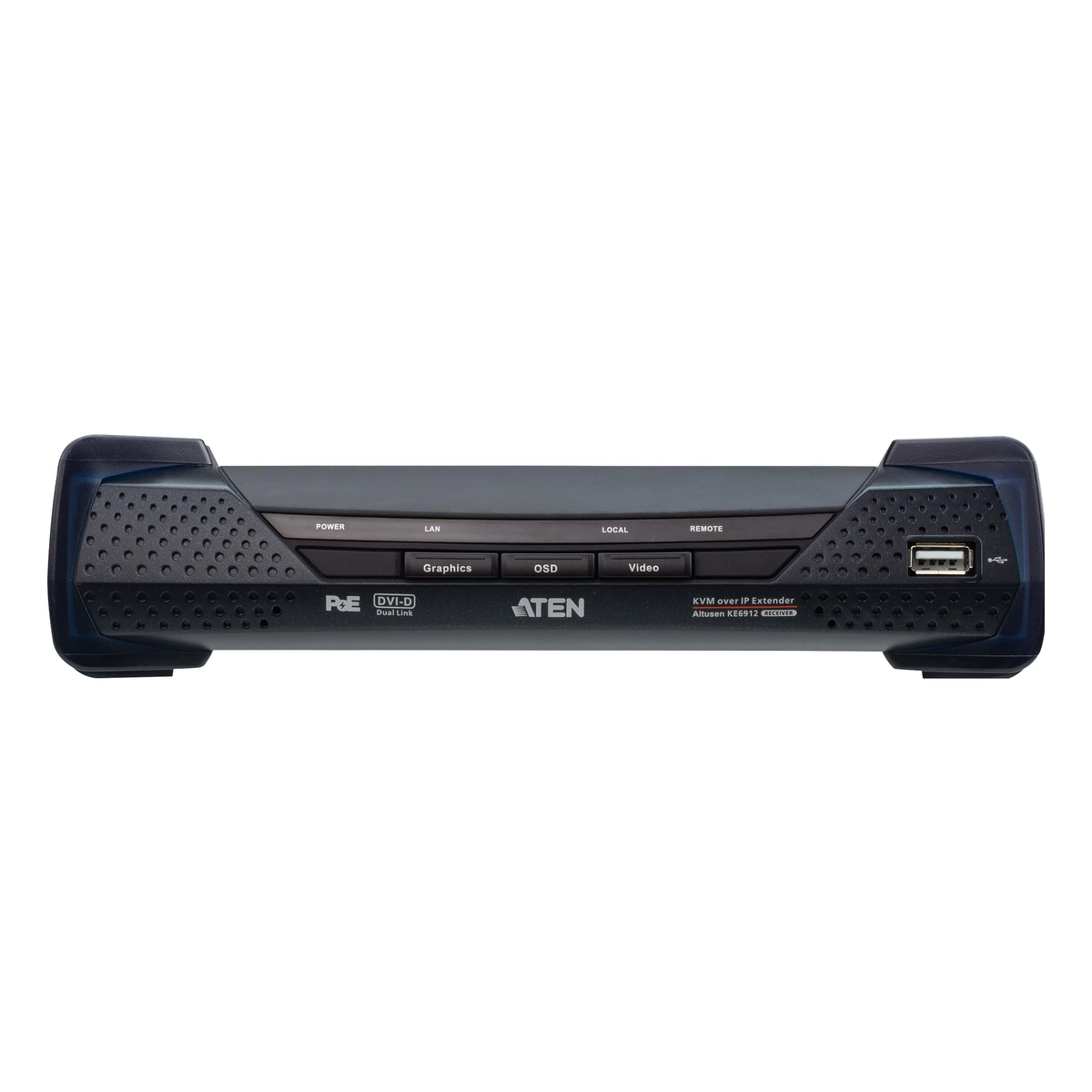 2K DVI-D Dual-Link KVM Over IP Receiver